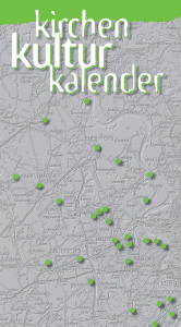 KirchenKulturKalender - die drei Farben im Jahr (grün, gelb, blau)